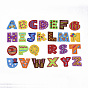 Computerized Embroidery Cloth Iron On/Sew On Patches, Costume Accessories, Appliques, Alphabet