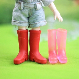Miniature Plastic Rainboot Display Decorations, for Dollhouse