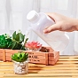 Botellas de lavado unitarias de plástico de boca ancha graduadas, botellas de lavado fácil de apretar, plantas de maceta botellas de riego