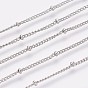 Placage ionique (ip) 304 bracelets de cheville en acier inoxydable