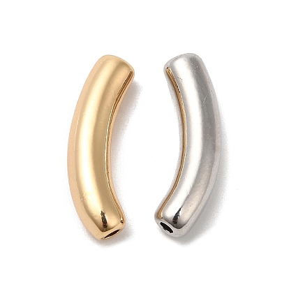 Brass Tube Beads, Curved Tube