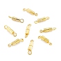 Brass Screw Clasps, for Jewelry Making, Column, Nickel Free
