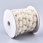 ABS Plastic Imitation Pearl Beaded Trim Garland Strand, Great for Door Curtain, Wedding Decoration DIY Material, Drop