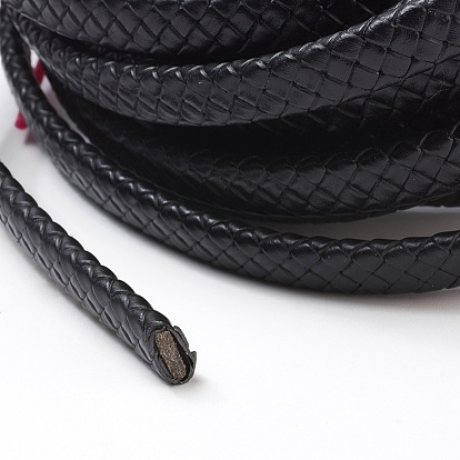 Плетеный кожаный шнур, кожаный шнур ювелирных изделий, ювелирные изделия DIY делает материал, окрашенные, плоский