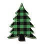Christmas Theme Acrylic Pendants, Christmas Tree, Tartan