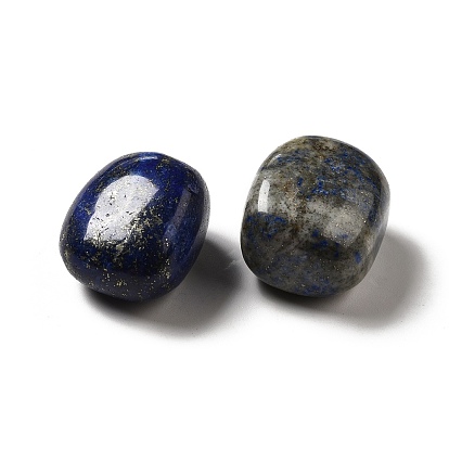 Natural Lapis Lazuli Beads, Tumbled Stone, Healing Stones, for Reiki Healing Crystals Chakra Balancing, Vase Filler Gems, No Hole/Undrilled, Nuggets