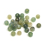 Cuentas de jade canadiense natural, perlas heishi, esmerilado, Disco redondo plano