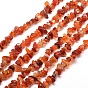 Natural Agate Chip Bead Strands, 5~8x5~8mm, Hole: 1mm, about 31.5 inch