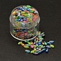 AB Color Plated Rice Electroplated Eco-Friendly Transparent Acrylic Beads