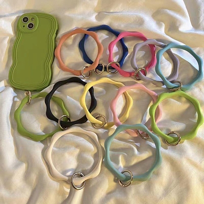 Silicone Loop Phone Lanyard, Cell Phone Hand Wrist Lanyard Strap