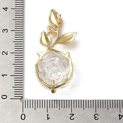 Colgantes de cristal k9, con hallazgos de diamantes de imitación y bronce, amuleto flor de la vida