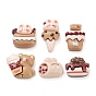 Dessert Theme Opaque Resin Imitation Food Decoden Decoden Cabochons, Jewelry Making