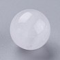 Natural Quartz Crystal Beads, Rock Crystal Beads, Gemstone Sphere, No Hole/Undrilled, Round