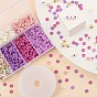 DIY Jewelry Making Kits, Including CCB Plastic & Acrylic & Handmade Polymer Clay Beads, Elastic Crystal Thread