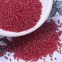 MIYUKI Round Rocailles Beads, Japanese Seed Beads, Transparent Color