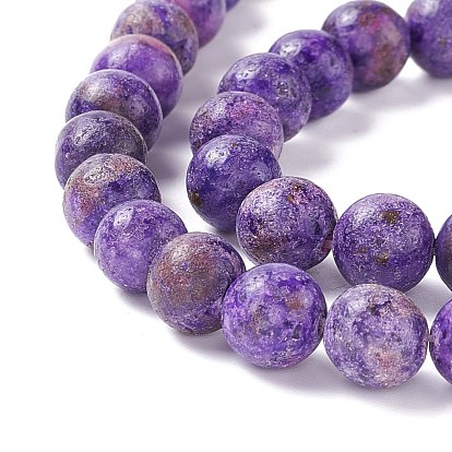 Natural Calcite Beads  Strands, Round