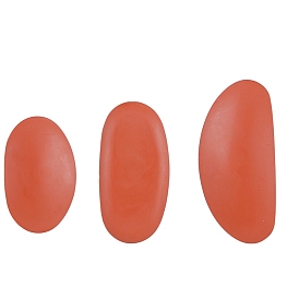 Grattoirs ovales en silicone, pour la fabrication artisanale d'argile bricolage