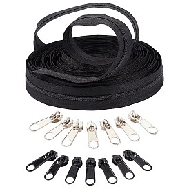 Garment Accessories, Zip-Fastener Component Sets, Nylon Zipper & Zipper Puller