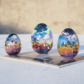 3d mini huevo exhibición decoración diy moldes de silicona, moldes de resina, para la fabricación artesanal de resina uv y resina epoxi
