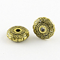 Perles acryliques de cru, rondelle, 19x7.5mm, trou: 3.5 mm, environ 305 pcs / 500 g