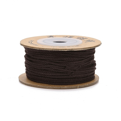 Cordon en coton, corde tressée, avec bobine de papier, pour accrocher au mur, artisanat, emballage cadeau