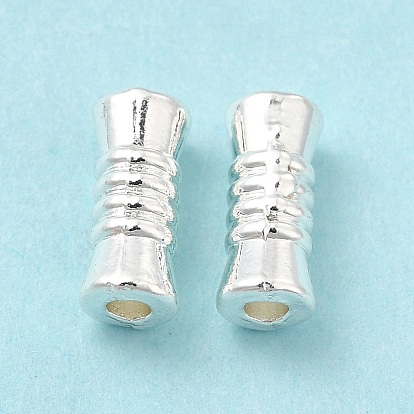 Long-Lasting Plated Alloy Beads, Cadmium Free & Nickel Free & Lead Free, Groove Column