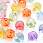 1-Hole Transparent Acrylic Buttons, Round