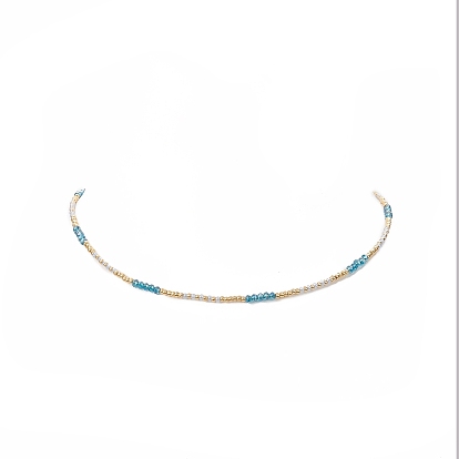 Glass Seed Beaded Necklaces for Women