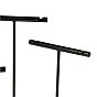 Т железный брусок серьги отображает наборы, дисплей ювелирных изделий стойки, ювелирные изделия стенд дерево, 90~125x60x34 мм
