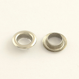 201 Stainless Steel Eyelet Beads