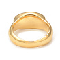 Ионное покрытие (ip) 304 овальное кольцо из нержавеющей стали для женщин