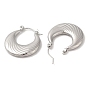 304 Stainless Steel Thick Hoop Earrings