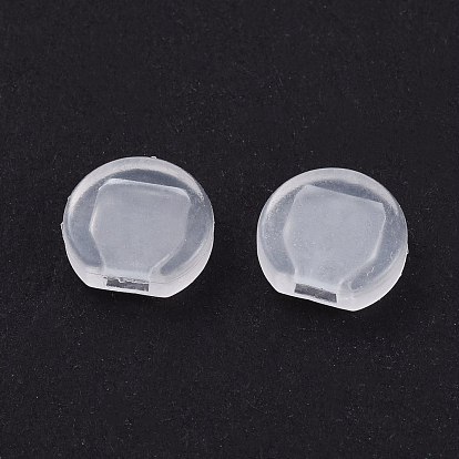 Comfort Silicone Earring Pads, for French Clip Earrings, Anti-Pain, Clip on Earring Cushion