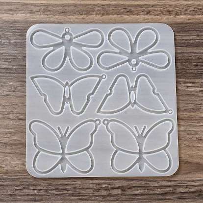 DIY Silicone Pendant Molds, Resin Casting Molds, for UV Resin, Epoxy Resin Jewelry Making, Butterfly/Star