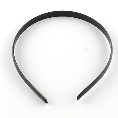 Plain Headwear Hair Accessories Plastic Hair Band Findings, No Teeth, 110~114x9~9.5mm