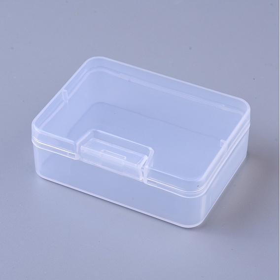 Plastic Bead Containers, Storage Box, Rectangle
