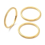 3 piezas de revestimiento de iones (ip) 304 juego de anillos de banda lisa de acero inoxidable, anillos apilables