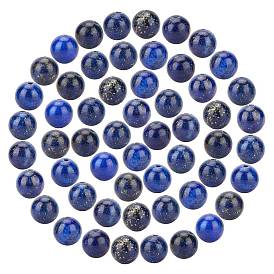 Brins de perles de lapis-lazuli naturel arricraft, teint, ronde