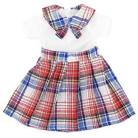 College Style Cloth Princess Dress Outfit, for 14.5 Inch American Doll Girl Birthday Wedding Party Clothes