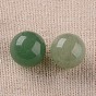Natural Aventurine Beads Round Ball Beads, Gemstone Sphere, No Hole/Undrilled, 16mm