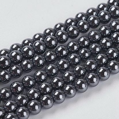 Non-Magnetic Synthetic Hematite Beads, AAA Grade Round Beads