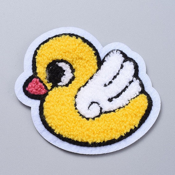 Computerized Embroidery Cloth Sew on Patches, Costume Accessories, Appliques, Duck