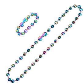 Unicraftale 304 комплекты украшений из нержавеющей стали, ожерелья и браслеты из цепочек с шариками