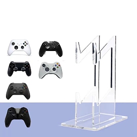 Supports de manette de jeu en acrylique à plusieurs niveaux, organisateur de stockage de support de contrôleur de jeu