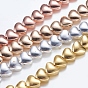 Non-magnetic Synthetic Hematite Beads Strands, Heart
