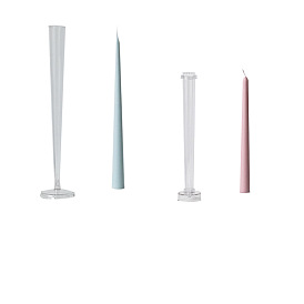 DIY Plastic Taper Candle Molds, Candle Making Molds, for Resin Casting Epoxy Mold