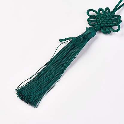 Polyester Tassel Pendant Decorations, Chinese Knot