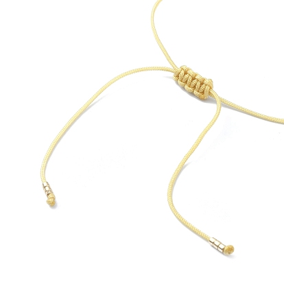 Glass Seed Braided Bead Bracelet, Clomun Charms Adjustable Bracelet for Women