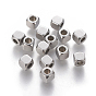304 Stainless Steel Spacer Beads, Cube
