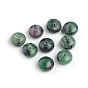 Natural Ruby in Zoisite Beads, Rondelle